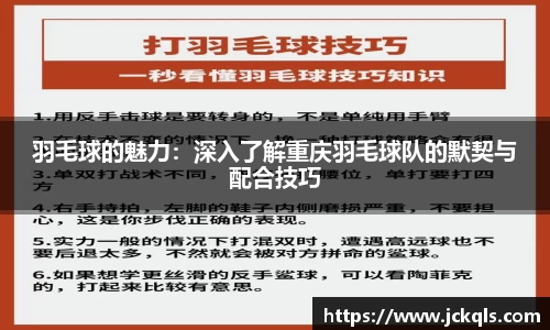 羽毛球的魅力：深入了解重庆羽毛球队的默契与配合技巧